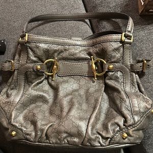 Gucci Guccissima Jockey Leather Bag